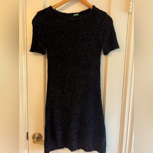 united colors of benetton Sweater Dress Size S Made In Italy Black